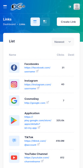 app screen